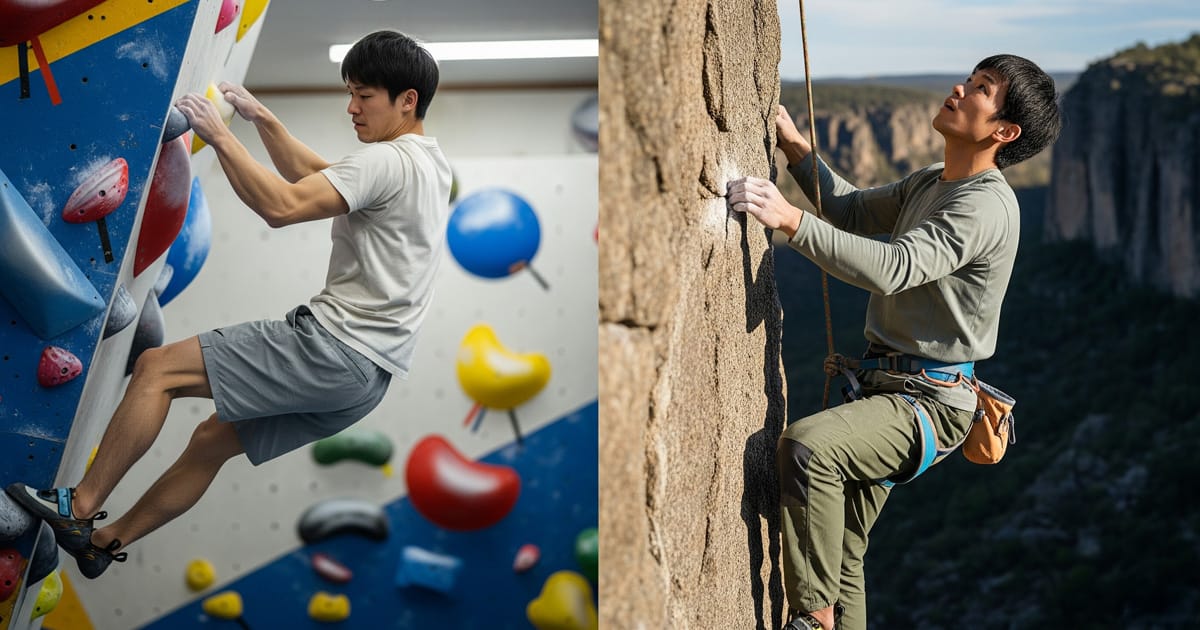 なぜジムの服装ではダメなのか?外岩ウェアに必須の3大要素