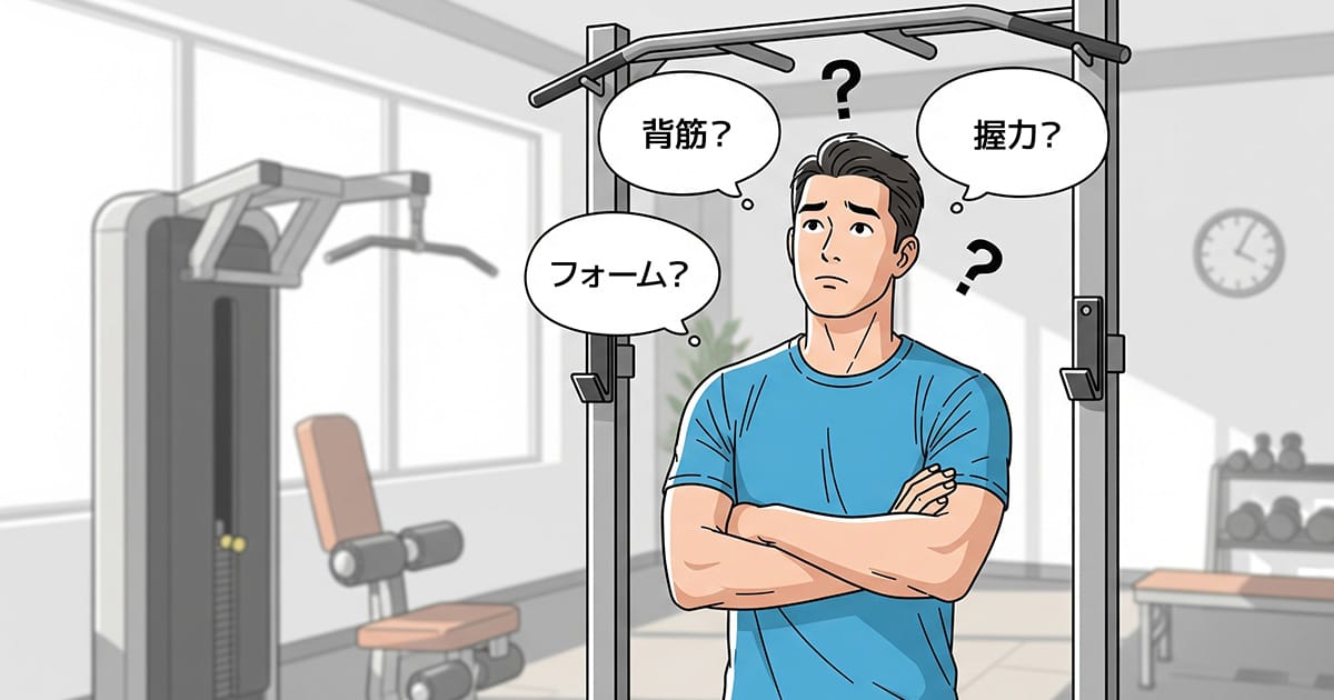 なぜ自分は懸垂ができないんだろう